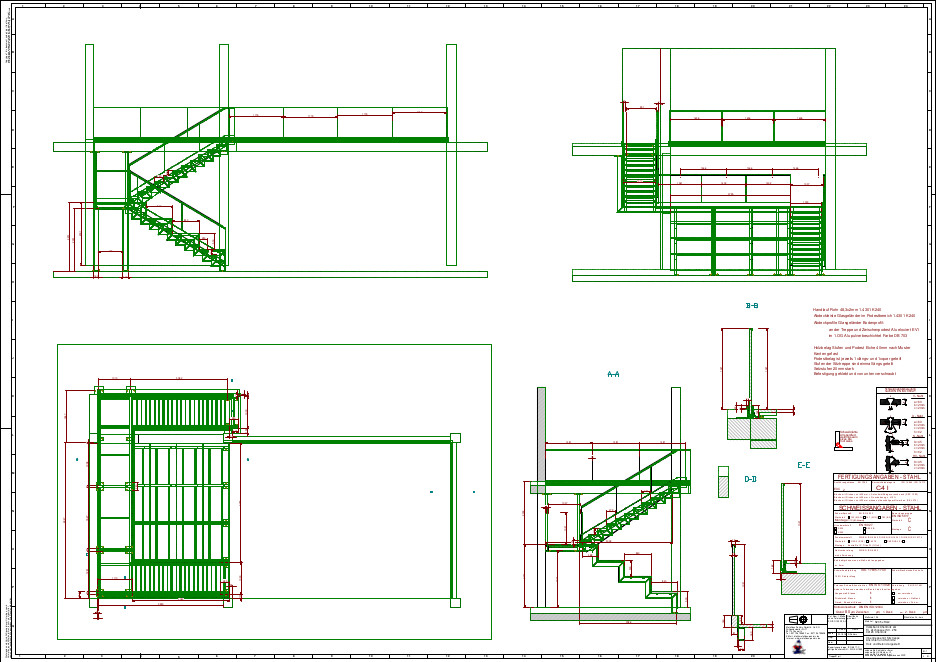 Sitztreppe mit Ganzglasgeländer